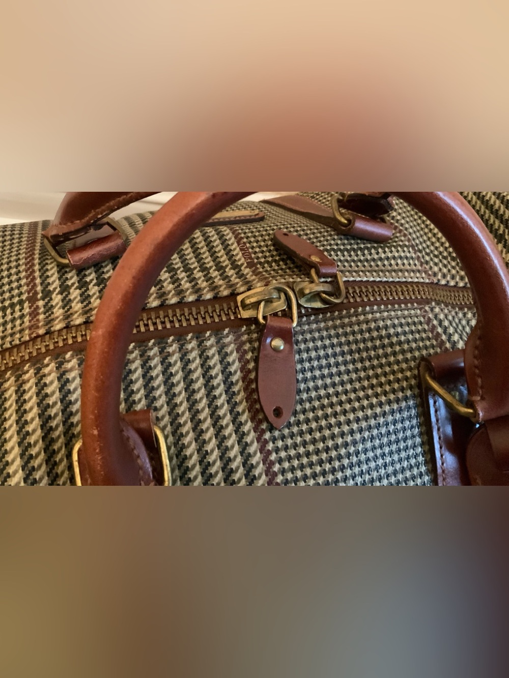 Vintage leather Ralph Lauren travel bag - Picture 3 of 11